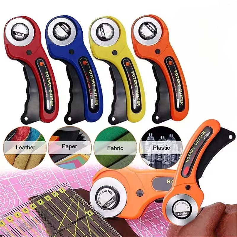 Rotary Cutter For Fabric 45Mm - 45MM Roller Wheel Knife Cloth Cutting