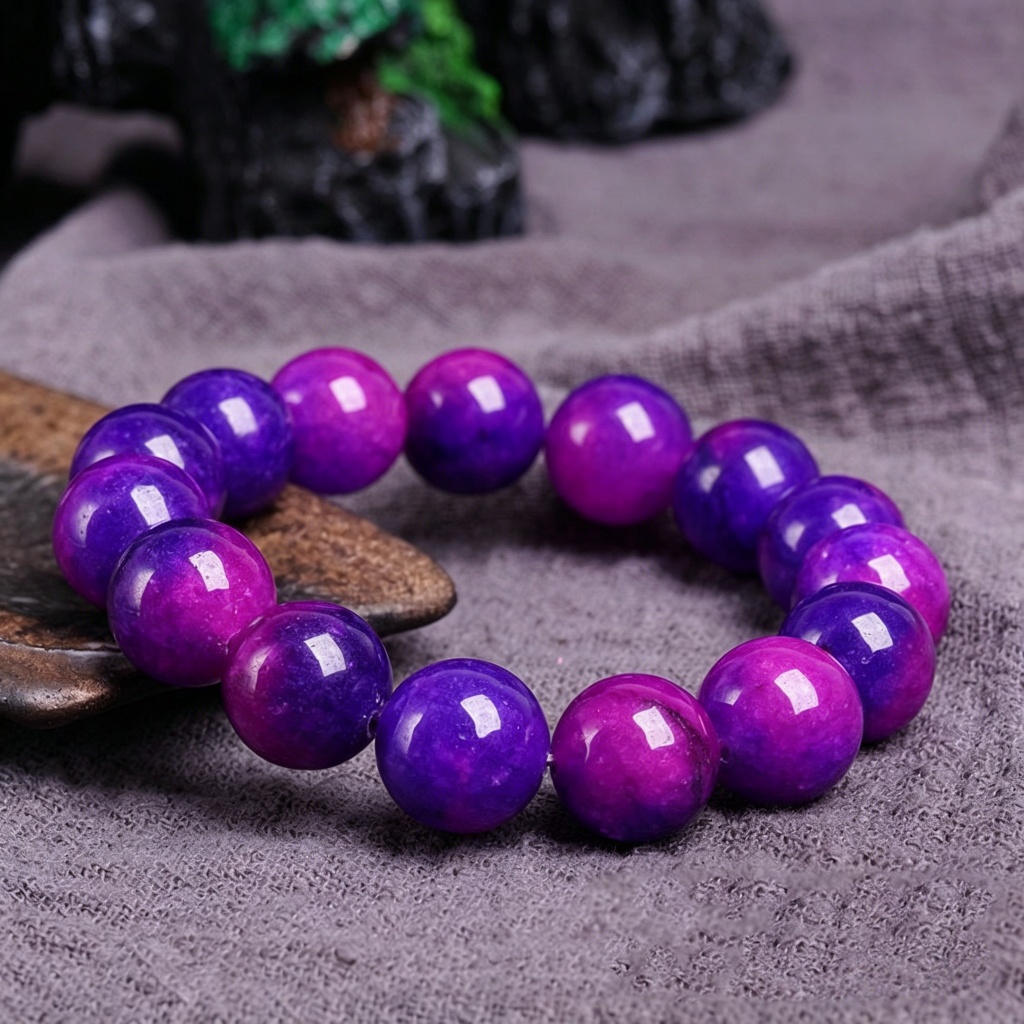 Natural Real Jade Beaded Brace - Beading recension och pris