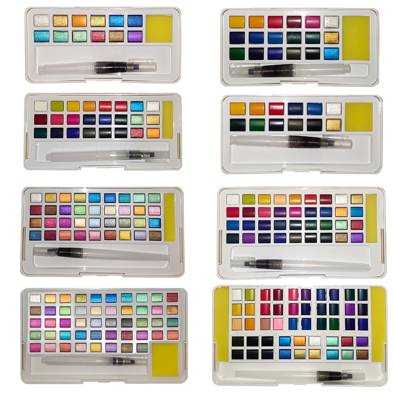 Solid Watercolor Paint Set Gli - Watercolor Paint Set Solid Pigment recension och pris