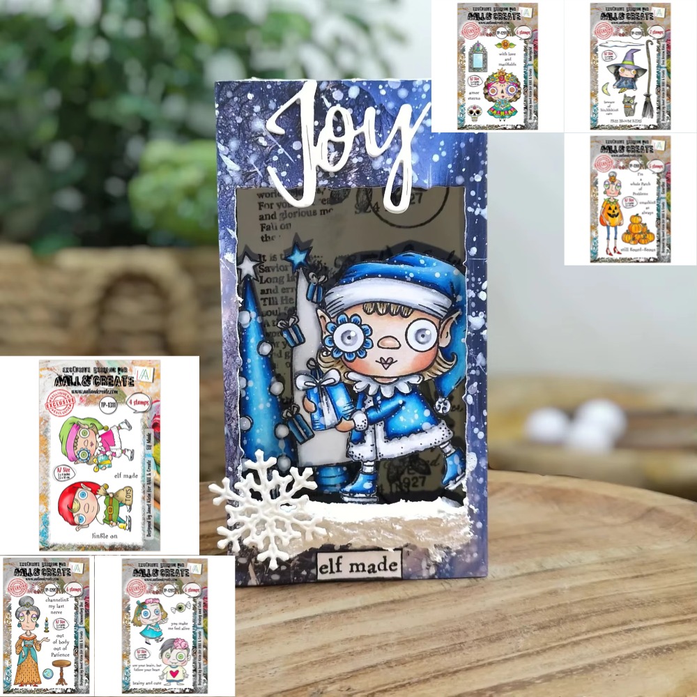 sweet broom pumpkin witch clea - Clear Silicone Stamps For Card Making recension och pris