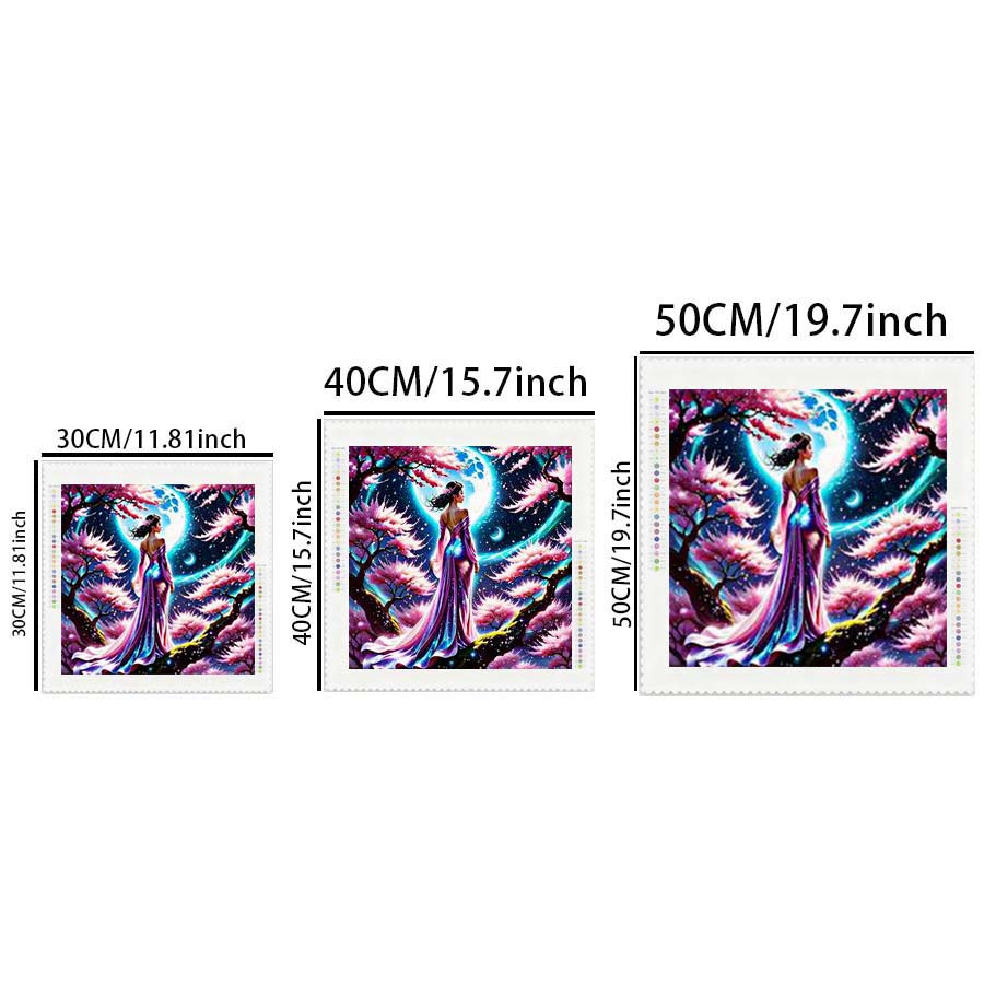 1 piece 5D DIY flocking cloth, - 5D Diamond Painting Kit Full Drill recension och pris