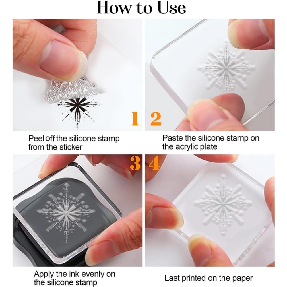 Star Clear Stamps Night Stars  - Clear Silicone Stamps For Card Making recension och pris