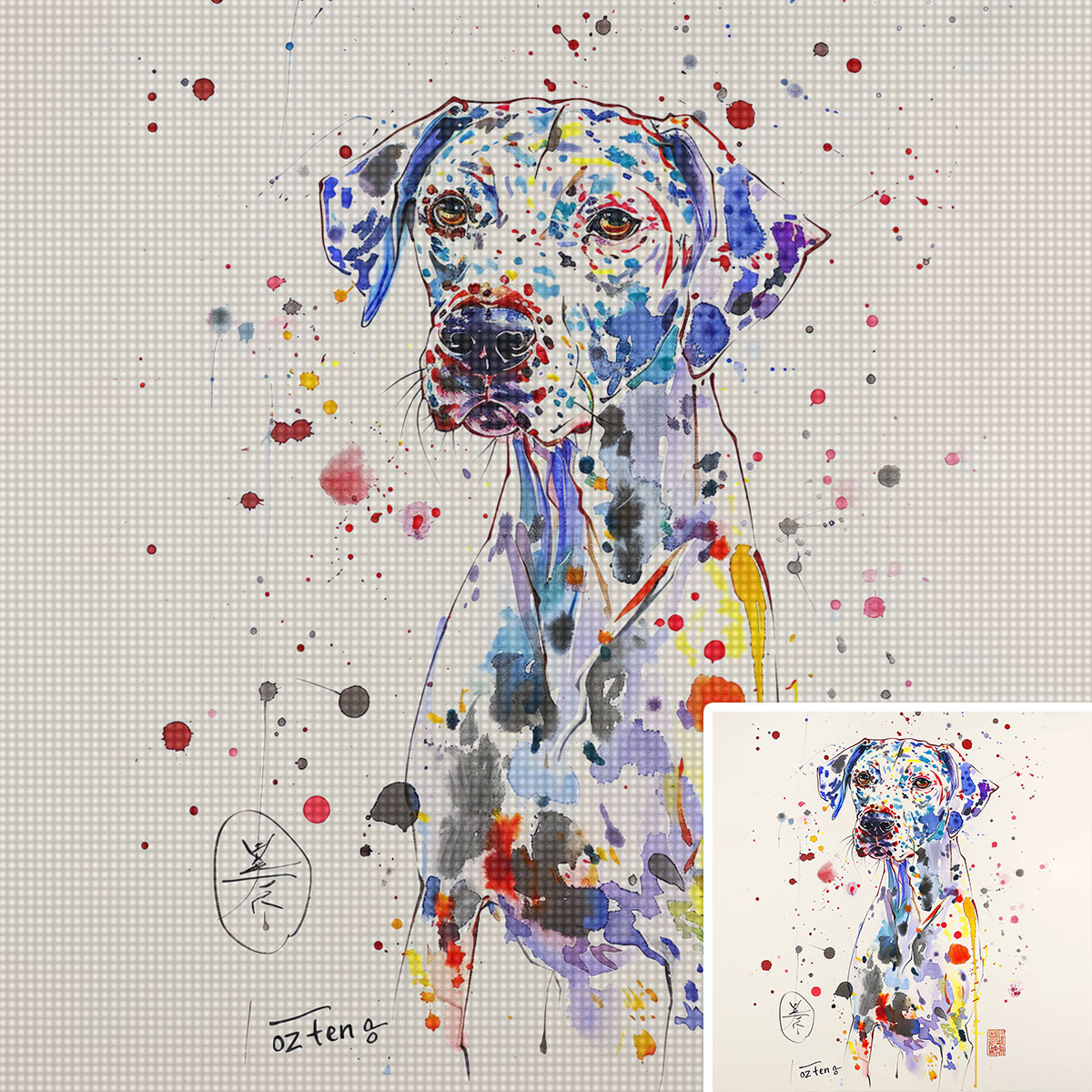 Personalized 5D Diamond Painti - 5D Diamond Painting Kit Full Drill recension och pris
