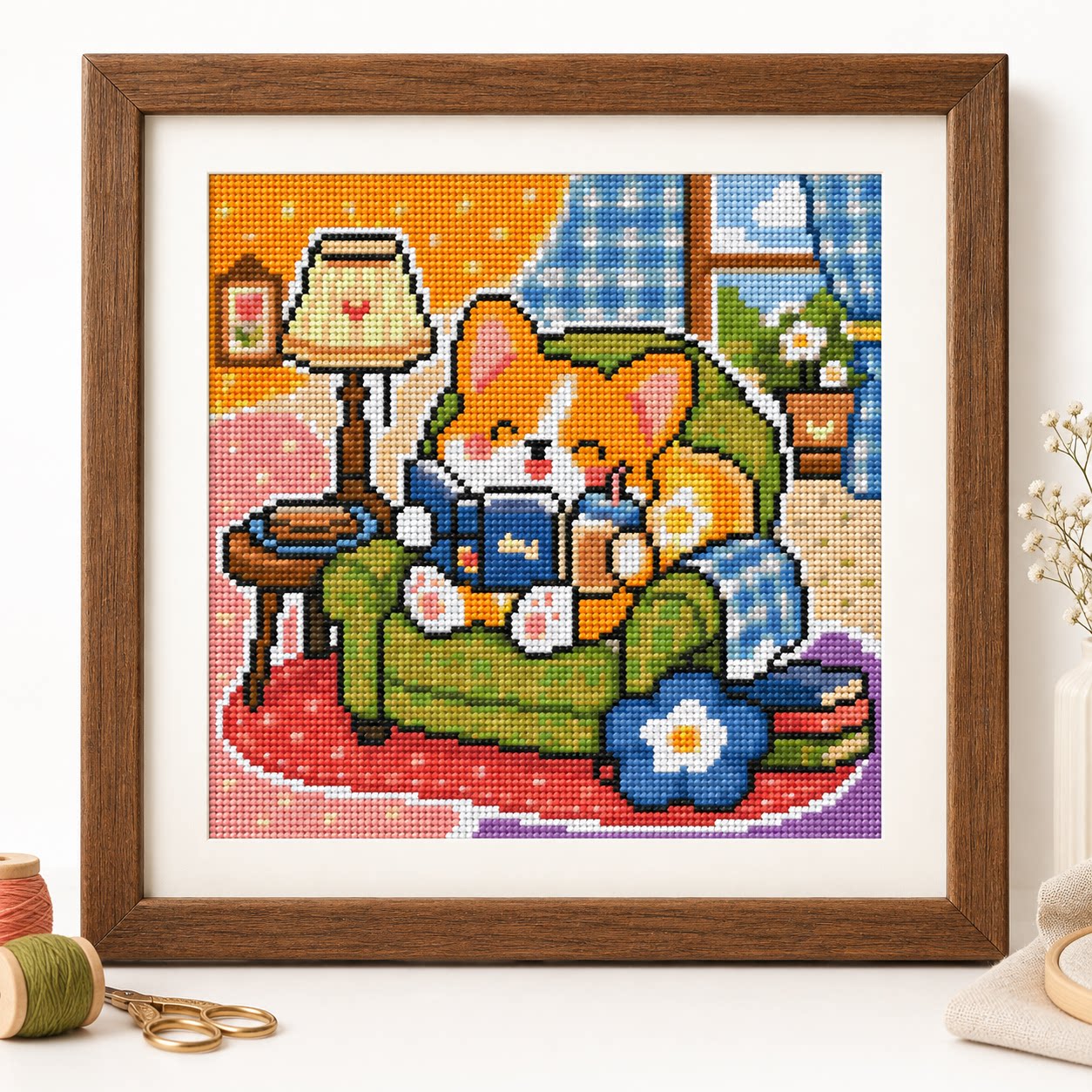 [Full stitch] [CC6338-Little C - Cross Stitch Stamped Kits Beginners recension och pris