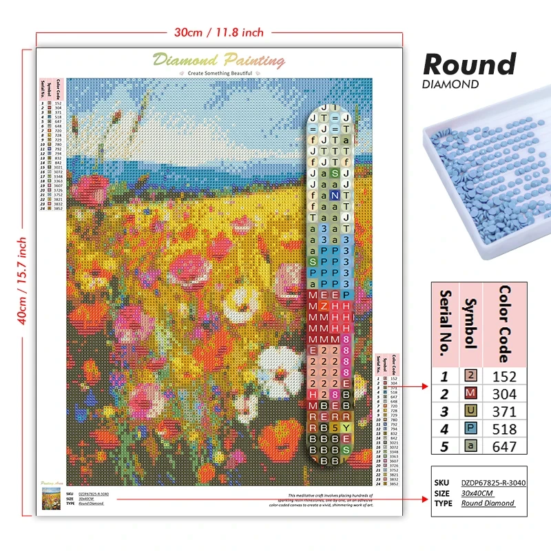 5D DIY Diamond Painting Kit Cr - 5D Diamond Painting Kit Full Drill recension och pris