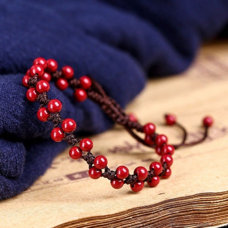 Customized Natural Red Cinnaba - Beading recension och pris