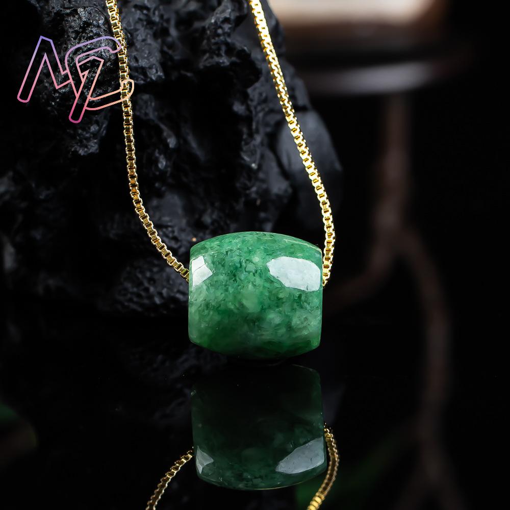 Natural Real Jade Bead Pendant - Beading recension och pris