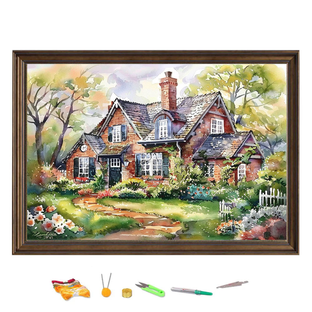 Cross Stitch Embroidery Forest - Cotton Embroidery Thread Skeins recension och pris