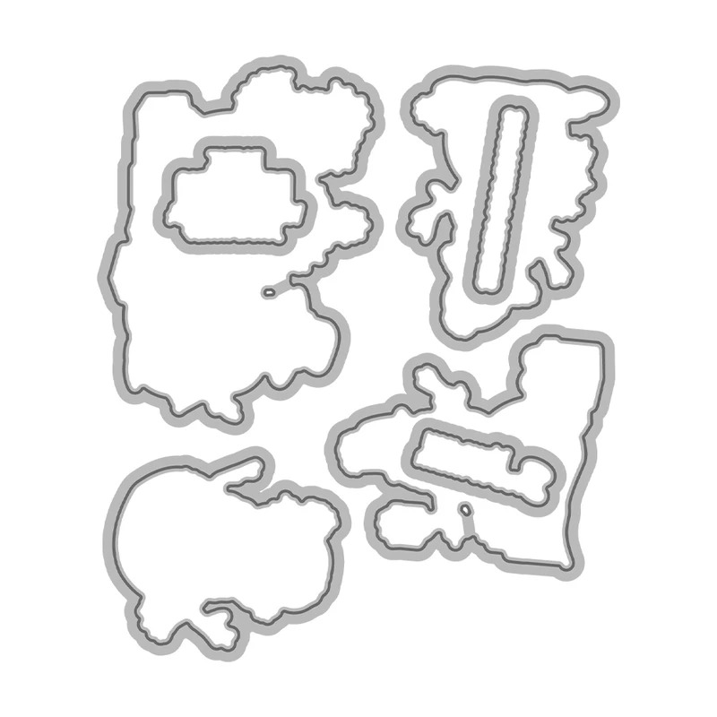 Winter Snowman Christmas Cutti - Clear Silicone Stamps For Card Making recension och pris